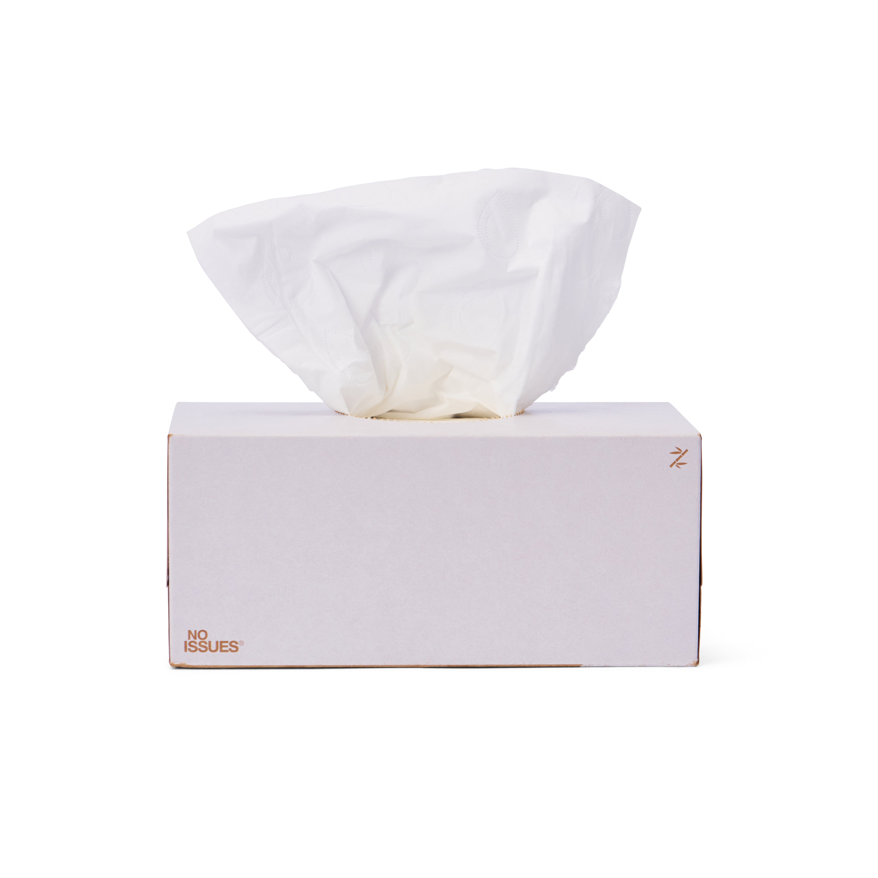 No Issues 4Ply Tissues With Aloe Vera & Vitamin E Assorted 140 pack 100% Bamboo (Vanille colorway)